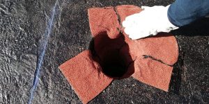 Refuerzo de puntos críticos en impermeabilización de azotea Fester